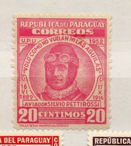 Paraguay 1954 Early Issue Fine Mint Hinged 20c. NW-177907