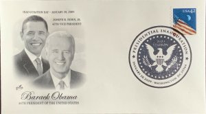 Artcraft Inauguration Day 2009 Barrack Obama Joe Biden Presidential Cancel