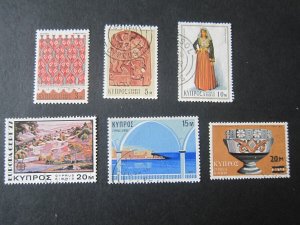 Cyprus 1971 Sc 351-352,371,403,475 FU