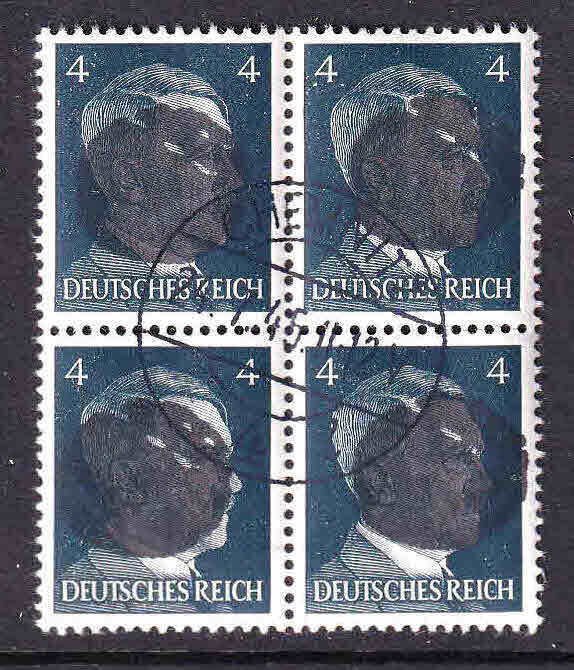 GERMANY 508 BLOCK 4 LOCAL SCHWÄRZUNGEN CHEMNITZ OVERPRINT CDS VF 