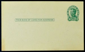 1917 US Sc. #UX28 postal card, mint, not preprinted, very good shape