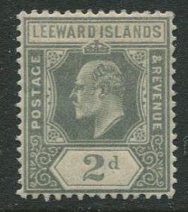 Leeward Is. - Scott 44 - KEVII - 1911 - Mint -  Single - 2p Stamp