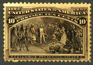 U.S. #237 MINT OG LH THIN