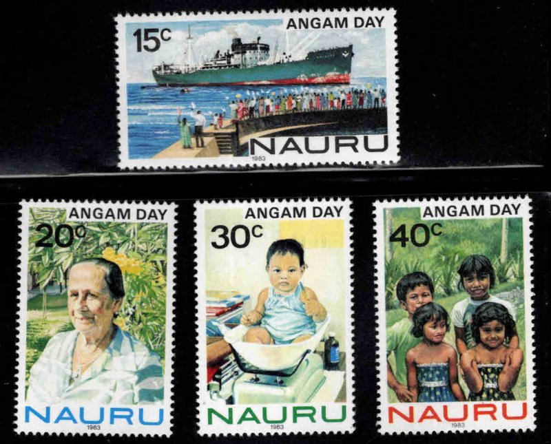 NAURU Scott 273-276  MNH**  Angam day set  1983