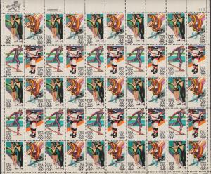 US #2067-70   Winter Olympics   Full sheet of 50  MNH