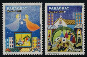 Paraguay 2791-2 MNH Christmas, Angels, Nativity