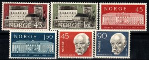 Norway #393-8 MNH CV $5.70 (X6126)