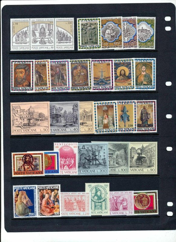 VATICAN 1970s/80s Art Religion MNH Collection(Appx 180 Items) ZA 994