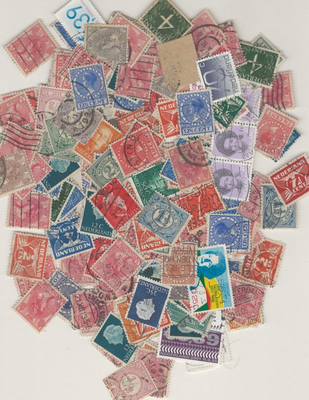 COLLECTION LOT # L11 NETHERLANDS 57gr ABOUT 900 STAMPS FREE H & S