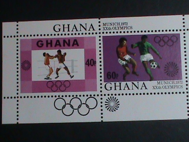 GHANA STAMP-1972-SC#458a 20TH OLYMPIC GAMES MUNICH'72 STAMP S/S VERY FINE