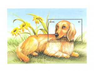 #26019 NEVIS 2000 FAUNA DOGS YV BL 181 MNH