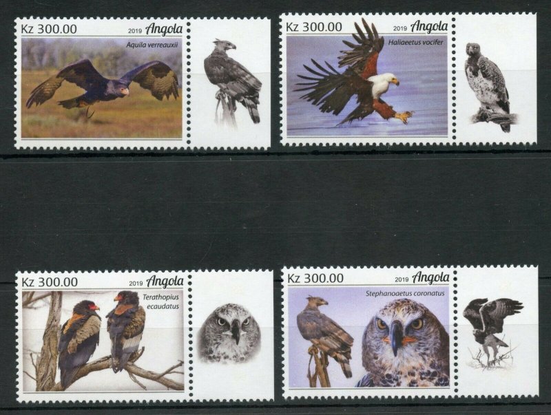 ANGOLA  2020 EAGLES  SET MINT NH 