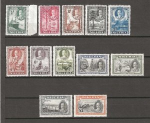 NIGERIA 1936 SG 34/45 MNH Cat £250