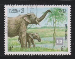 Laos 809 Elephants 1987