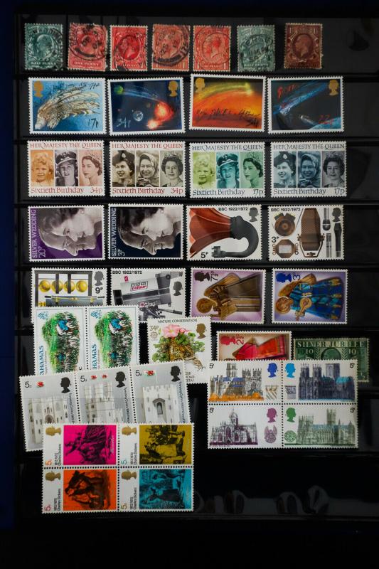 Great Britain Mostly Mint Stamp Collection