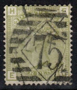 Great Britain #70 Plate 15 F-VF Used CV $325.00 (SU8613)