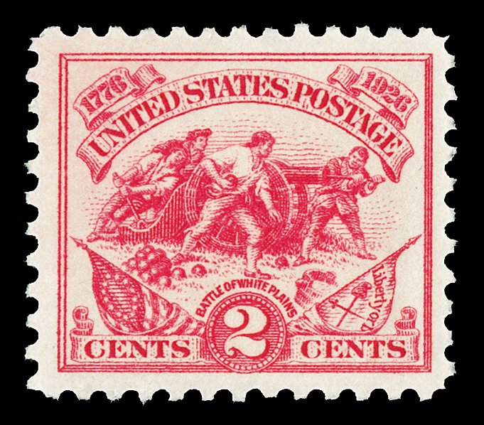 Scott 629 2c White Plains Issue Mint VF OG H Cat $1.60