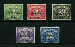 #J6 - J10 * Mint hinged Cat Value $98 EAST AFRICAN FORCES stamps