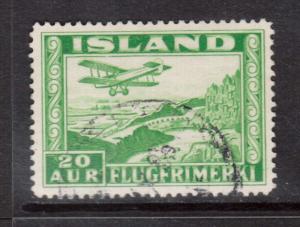 Iceland #C16a VF Used Perf 14