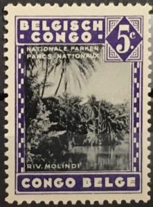 Belgian Congo 166 Molindi River mnh