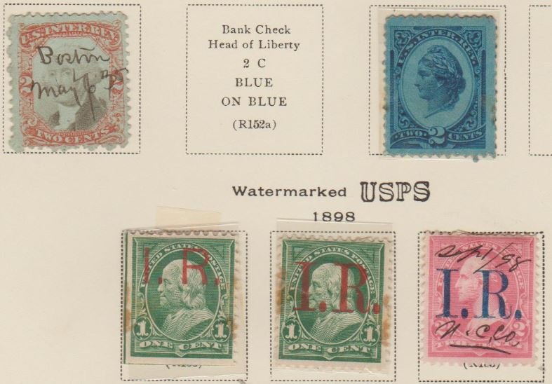 U.S. Scott #R135-R155 Revenue Stamps - Used Set of 7