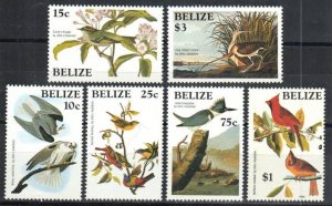 Belize Stamp 750-755  - Audubon Bird illustrations