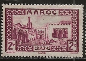 French Morocco ||| Scott # 125 -  MH