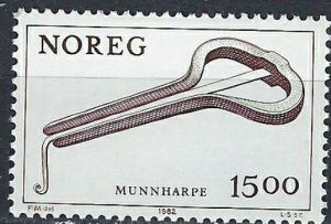 Norway 804 MNH 1982 Jews Harp (ak1888)