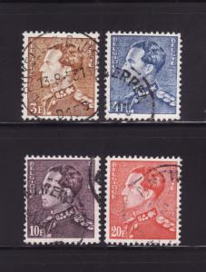 Belgium 304-305, 307-308 U King Leopold III (A)