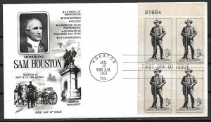 1964 #1242 Sam Houston PB4 FDC