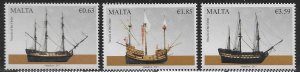 Malta Scott #'s 1608 - 1610 MNH