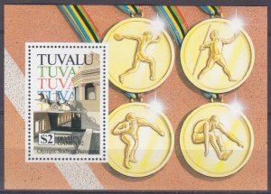 Tuvalu 1992 MNH Stamps Souvenir Sheet Scott 616 Sport Olympic Games