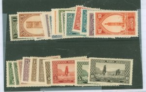 French Morocco #90-109/112-115 Unused Single