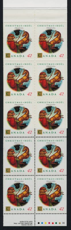 Canada 1452b Booklet BK150b MNH Christmas, Jouluvana