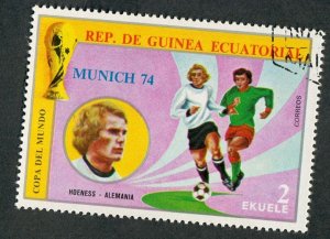 Equatorial Guinea World Cup Soccer used CTO single