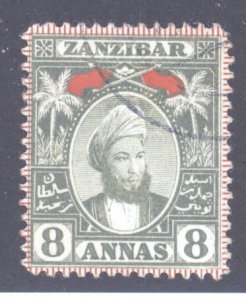 Zanzibar, Scott #47, Used