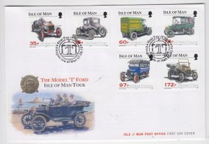 Isle of Man -  2009,  Model T Ford',  set  of  6,  on FDC