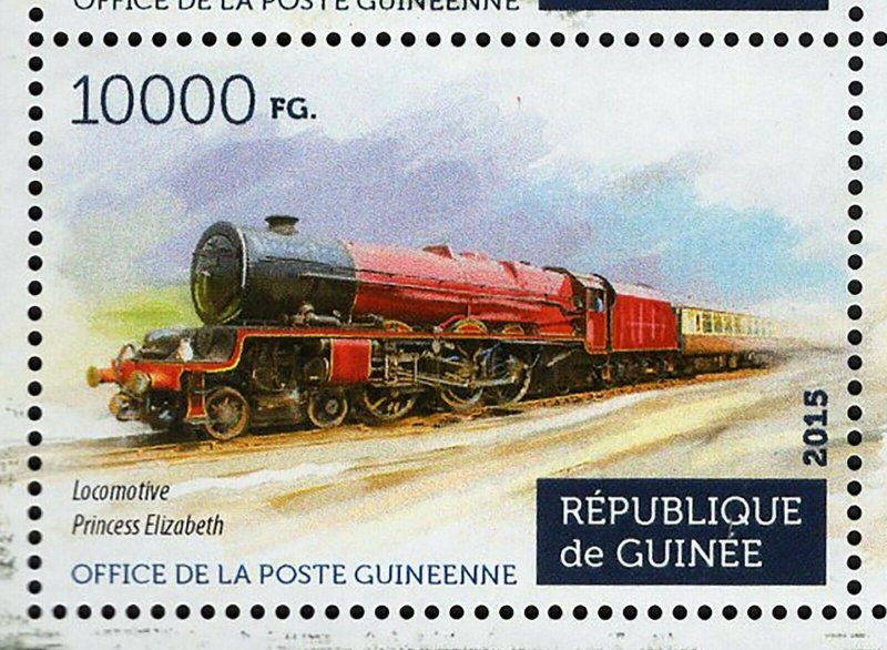 Steam Trains Stamp Locomotive Duchess of Sutherland S/S MNH #11228-11231 