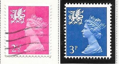 Great Britain-Wales & Monmouthshire # WMMH1,2 (MNH&U) $0.55