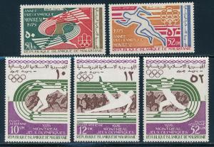 Mauritania - Montreal Olympic Games MNH 2X Sets (1976)