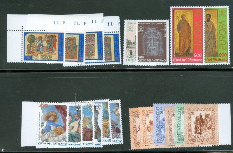 Vatican City 1998 Compete MNH Year Set