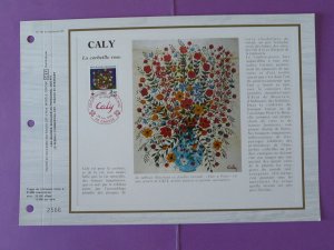 paintings Caly Red Cross 1984 FDC folder CEF 751-1984