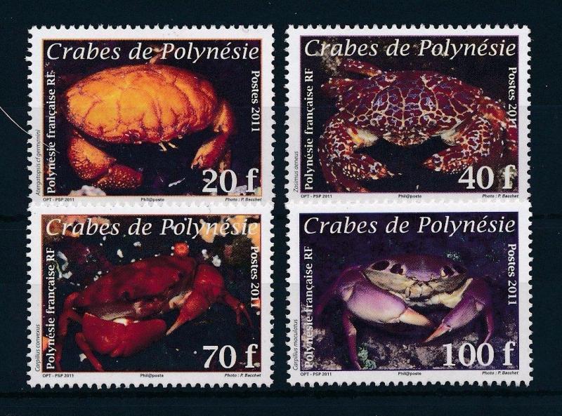 [32730] French Polynesia 2011 Marine Life Crabs MNH