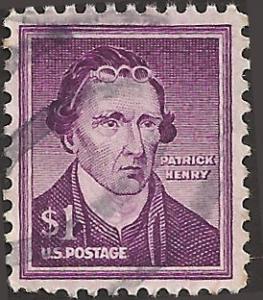 # 1052a USED DRY PRINT PATRICK HENRY