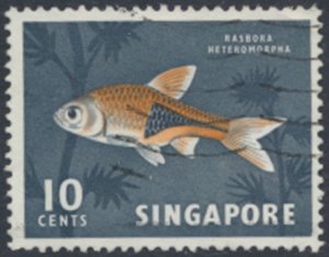 Singapore   SC#  57   Used  Fish  Marine Life  see details & scans