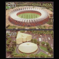 INDIA 2010 - Scott# 2438-9 Stadiuma Set of 2 NH