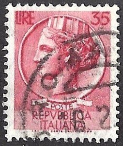 ITALY #682, USED - 1955 - ITALY553