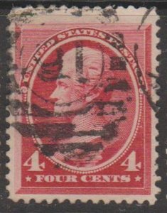 U.S. Scott #215 Jackson Stamp - Used Single