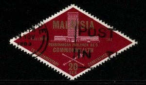 MALAYSIA SG7 1963 20c PARLIAMENTARY CONFERENCE FINE USED