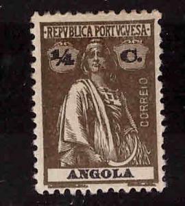 Angola  Scott 118 MH* Ceres stamp with similar centering.